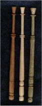 Plum, Apple, Walnut Bobbins